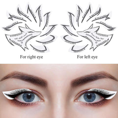 Eyeliner Eyeshadow Sticker Self Adhesive Stencil 2 Sheets