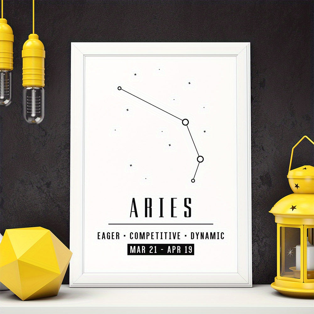 Zodiac Wall Art Minimalistic Posters Home Decor Gift