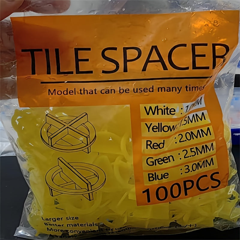100pcs Ceramic Tile Laying Methods, Floor or Wall Tile Spacing 1.5