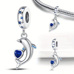 Summer Beach Ocean Pendant Marine Life Charm Bead Crab Shell