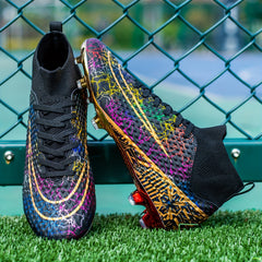 Youth AG Cleat Soccer Shoes Anti-skid Training Shoes
