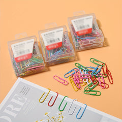 Colorful 80pcs Binder Paper Clips, 28mm Office & School Supplies