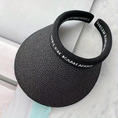 Straw Empty Top Hat Sun Hat For Women Men