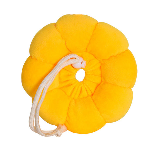 Sunflower Plush Pet Collar for Cats - Autumn/Winter Warmth - Cat Accessories