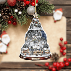 Crystal Town 2D Acrylic Decorative Charm Car Bag Key Pendant Christmas Ornament