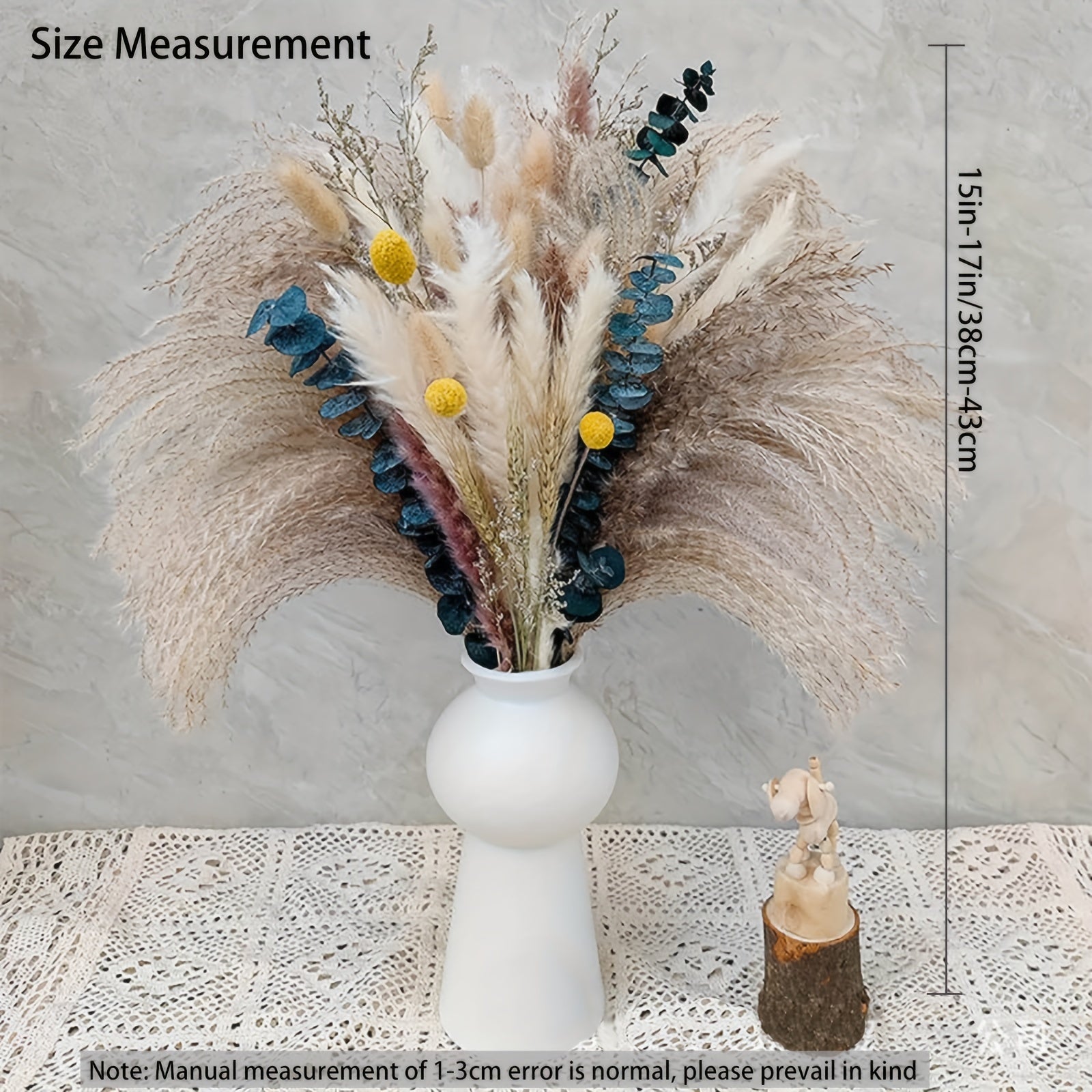 Boho Bouquet Pampas Grass Rabbit Tail Grass Reed Dried Flowers