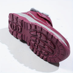 Plush Lined Thermal Snow Boots - Fall Winter Warm Shoes