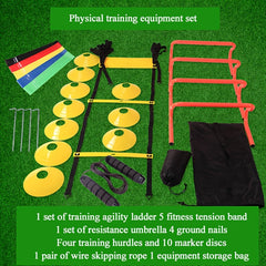 Adjustable Speed Training Hurdles for Fitness - Set of 5