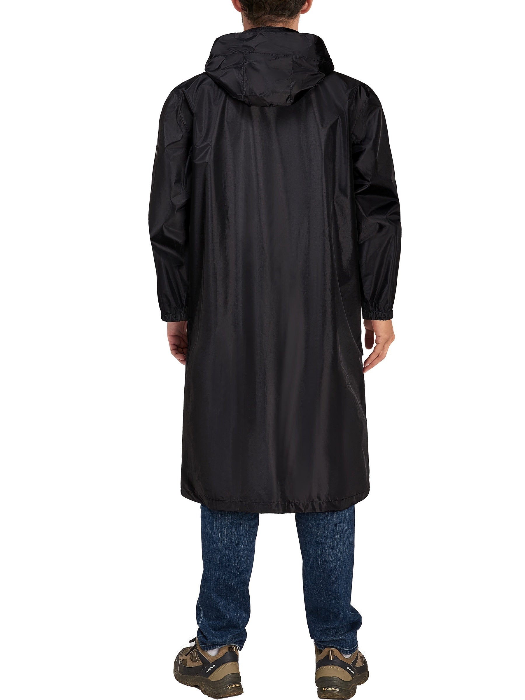 Men's Waterproof Hooded Rain Jacket for Riding