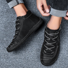 Men's Lace up Sneakers Casual Walking Shoes Comfortable