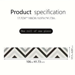 Scandi Vinyl Stair Sticker Peel Stick Waterproof Riser