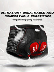 Men's Padded Cycling Shorts for Outdoor Sports