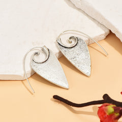 Vintage Silver Boho Geometric Earrings Women Party Jewelry