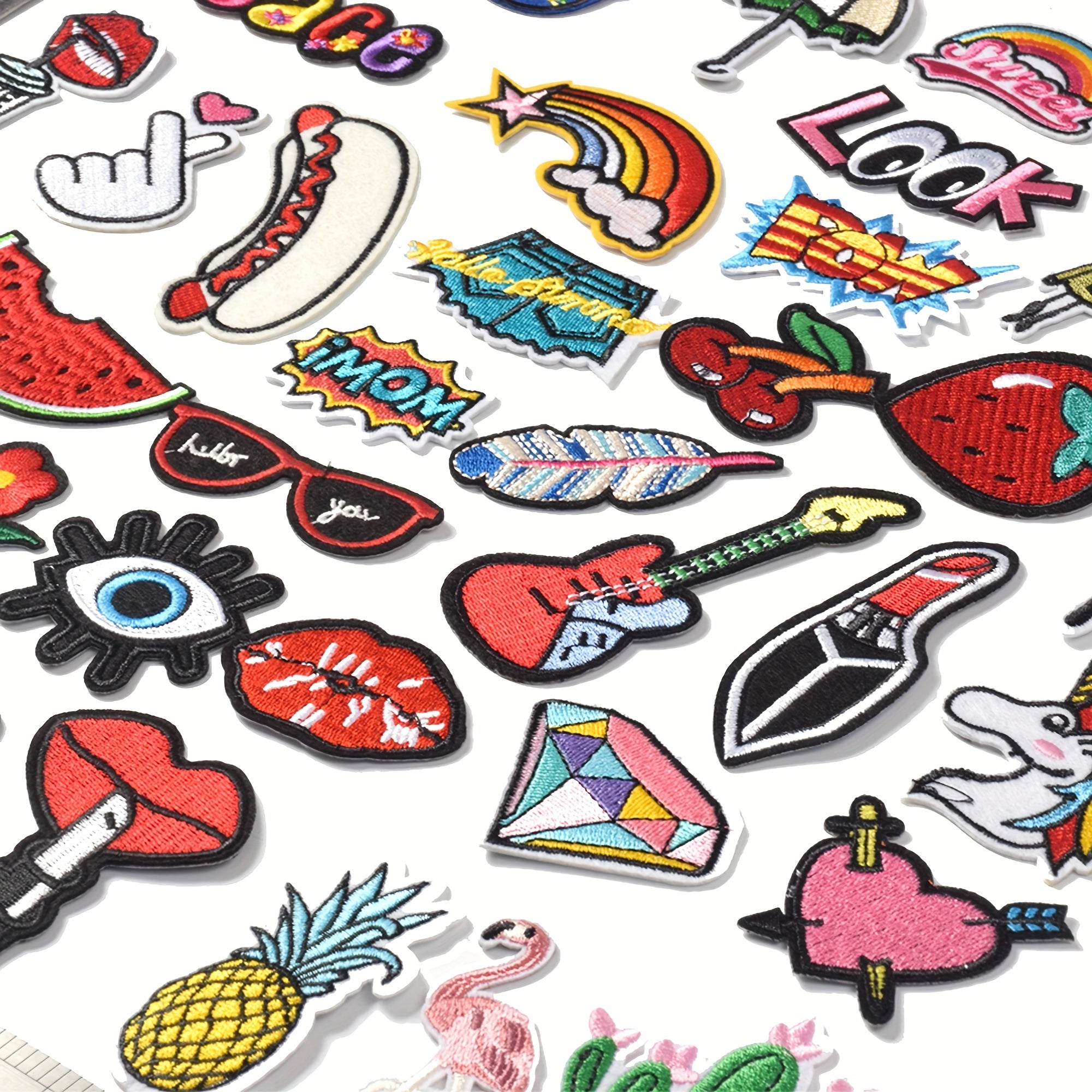 J CARP Embroidered Patches On Girls' Clothes Iron-On Sticker Patches