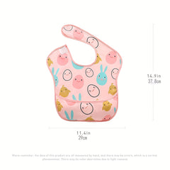 Waterproof Baby Feeding Bibs Set of 5 Washable Odor Resistant