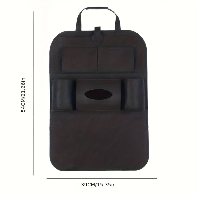 Car Seat Storage Bag Felt Organizer for Bottles Phones Tissues
