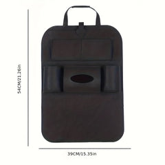 Car Seat Storage Bag Felt Organizer for Bottles Phones Tissues