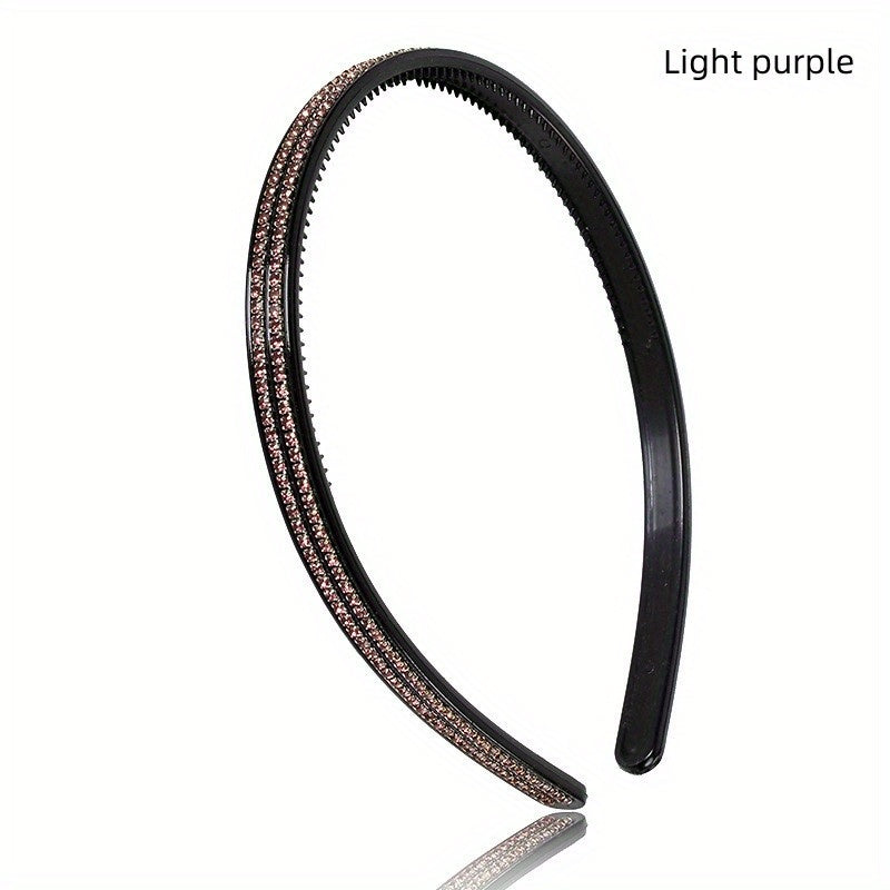 Sparkling Rhinestones Wide Headband for Women