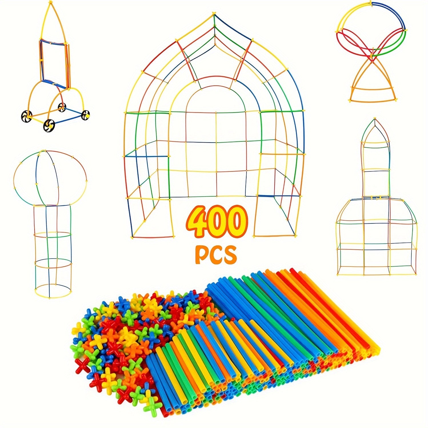 Straw Constructor Building Toys for Kids Boys and Girls Gift
