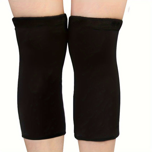 Winter Elastic Warm Knee Pads Thickened And Fleece Knee Pads