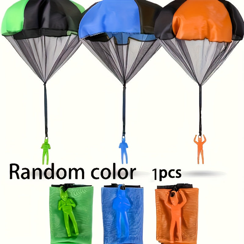 Colorful Hand Thrown Parachute Toy Soldier - Outdoor Fun