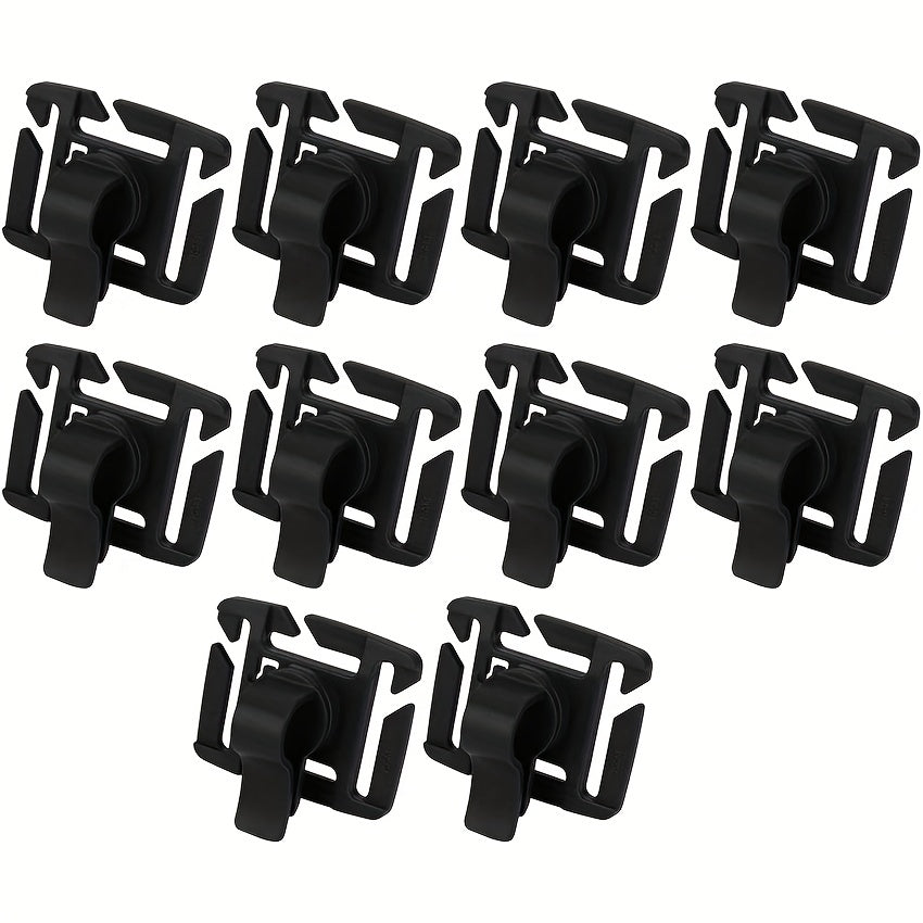 360 Rotatable Tube Clamp Hose Clip For Hydration Backpack Drink Tube Holder