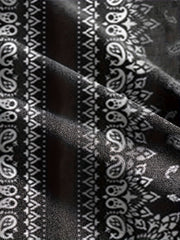 Paisley Pattern Men's 2 Piece Outfits T-shirt Shorts Set