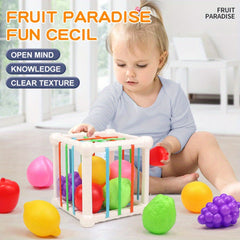 Infant Fruit Stacking Toy Set - Educational Play