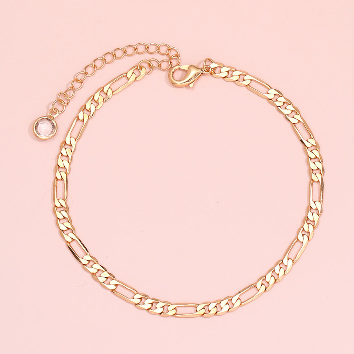 Dainty Twist Knot Anklet Chain Hollow Alloy Link Chain Beach Surfing Jewelry