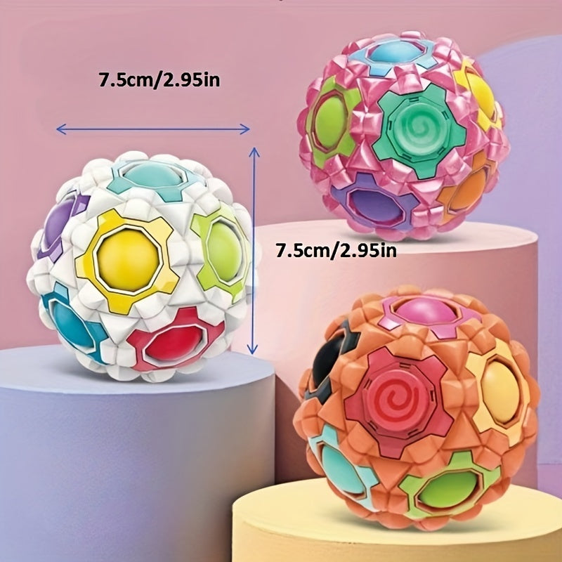 Stress Relief Magic Ball Rounded Corner Press Pinch Puzzle Decompression Ball