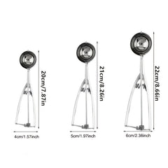 Stainless Steel Ice Cream Ball Scoop Fruit Scoop