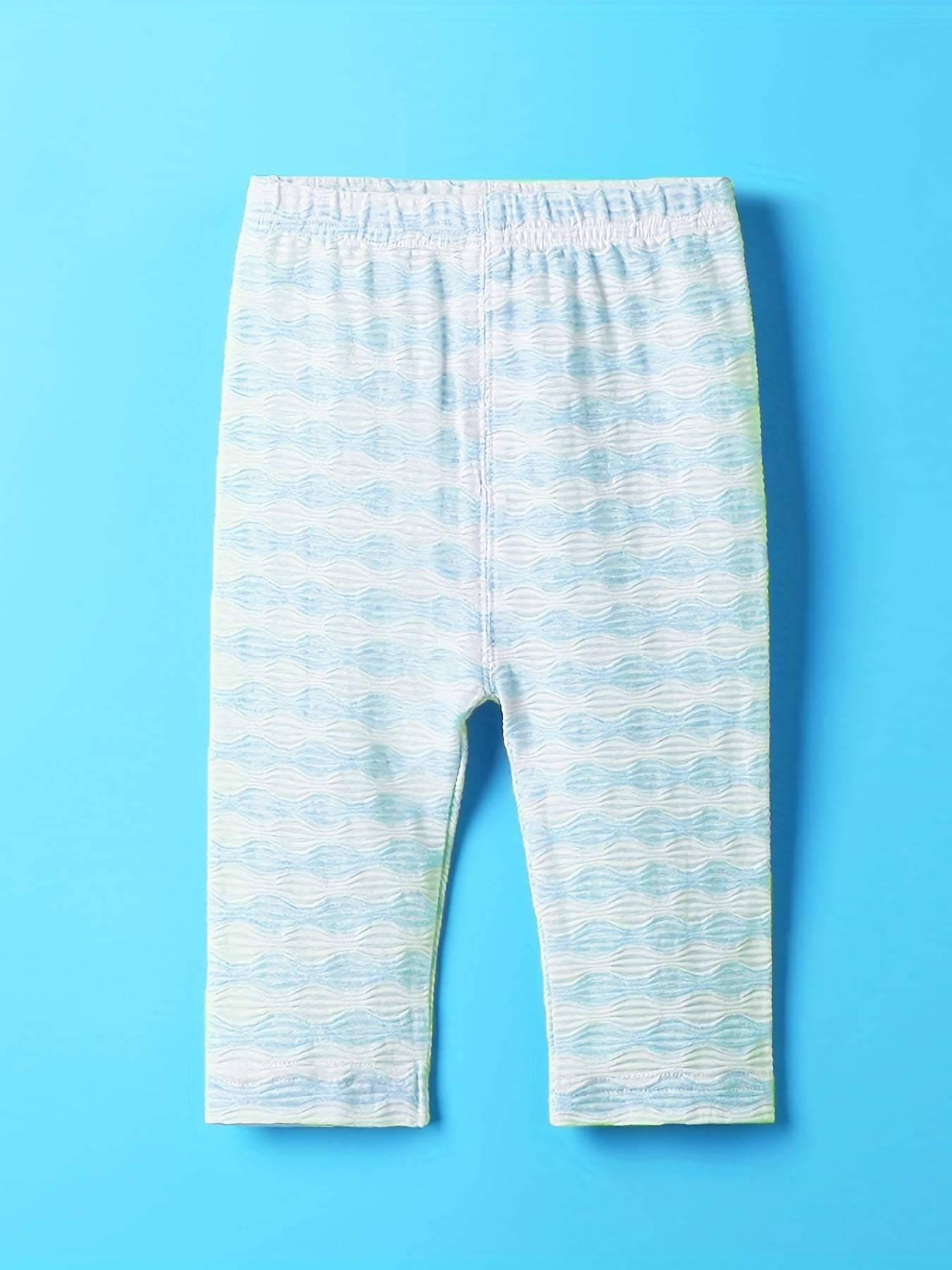 Girls Striped Crop Pants Comfort Fit Capris