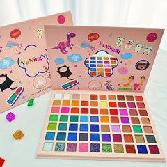 70 Eyeshadow Palette Shimmer Matte Finish