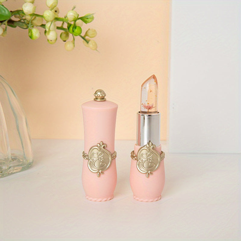 Flower Lip Gloss Crystal Jelly Lipstick Long Lasting Nutritious Lip Balm