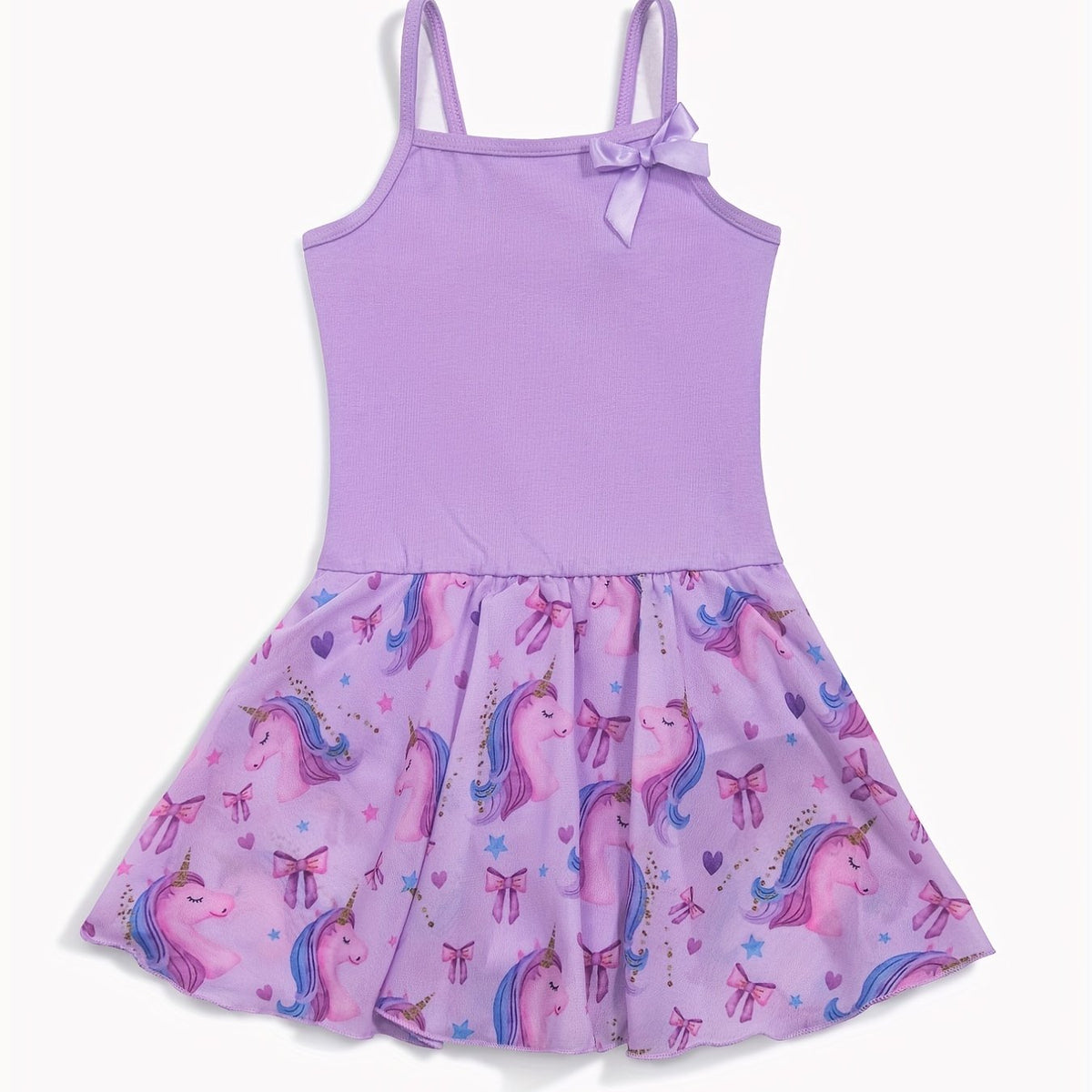 Cartoon Pony Graphic Cami Tulle Tutu Ballet Dance Dress