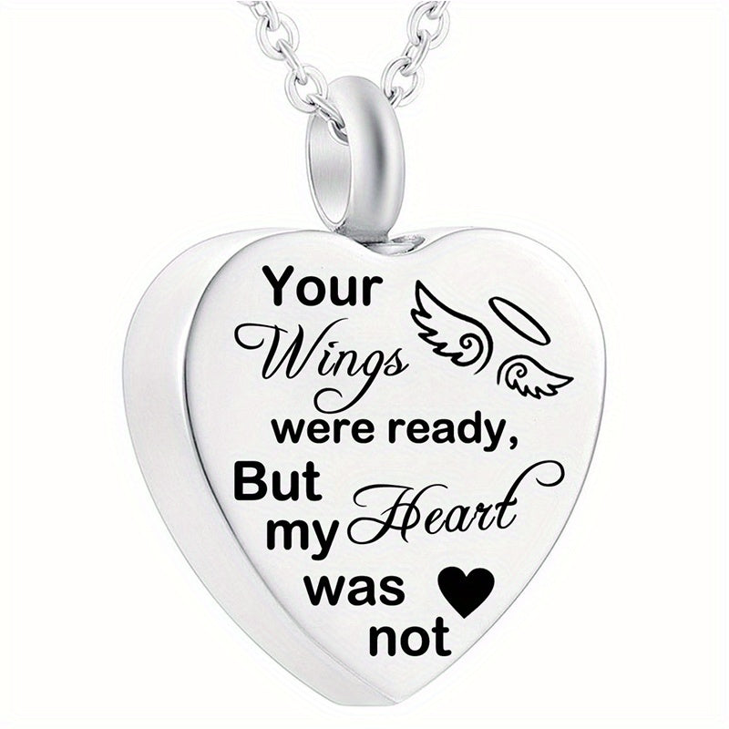 Pet Memorial Heart Pendant Necklace for Dogs and Cats