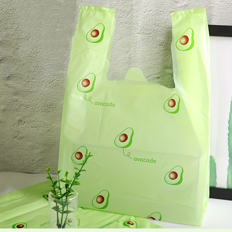50pcs Avocado Shape Gift Bag Colorful Portable Party Household Goods Storage