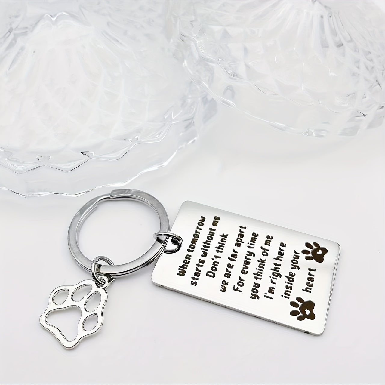 Pet Memorial Keyring - Cherish Your Beloved Pet's Memory