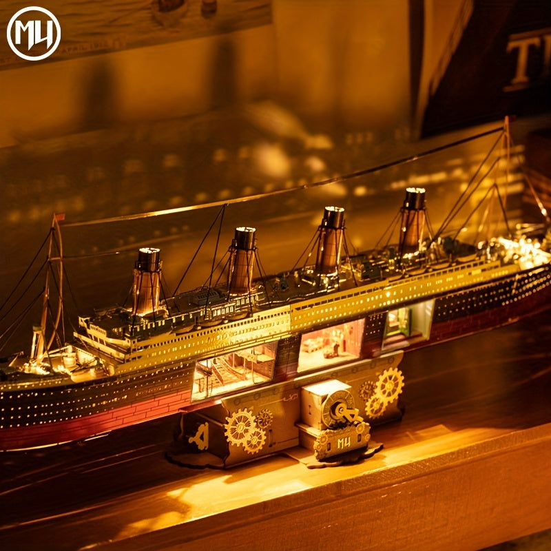 MU Movie Cruise Ships Metal Puzzle Assembly Model DIY Craft
