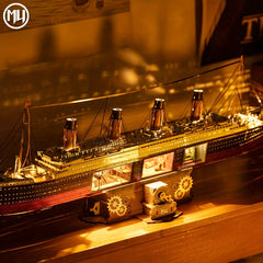 MU Movie Cruise Ships Metal Puzzle Assembly Model DIY Craft