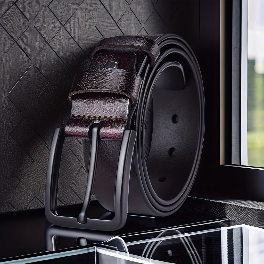 Men's Business Casual Leather Belt