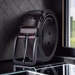 Men's Business Casual Leather Belt
