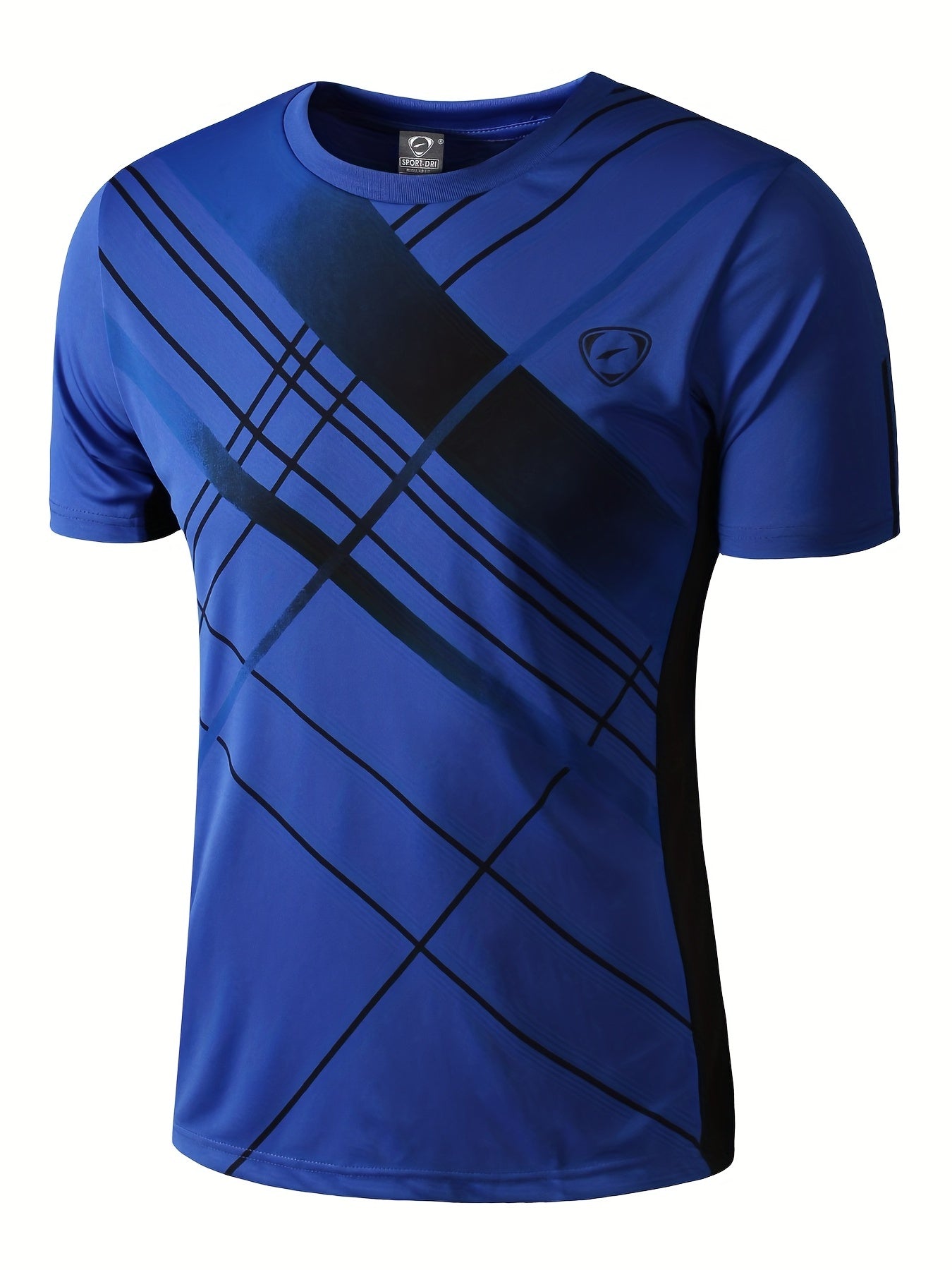 Men's Sport Tee Shirt Dry Comfort Performance Tennis Golf Bowling