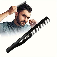 Stainless Steel Folding Hair Comb for All Hair Types