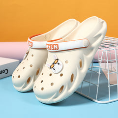 Women's Cartoon Flat Clogs Casual Breathable Sandals