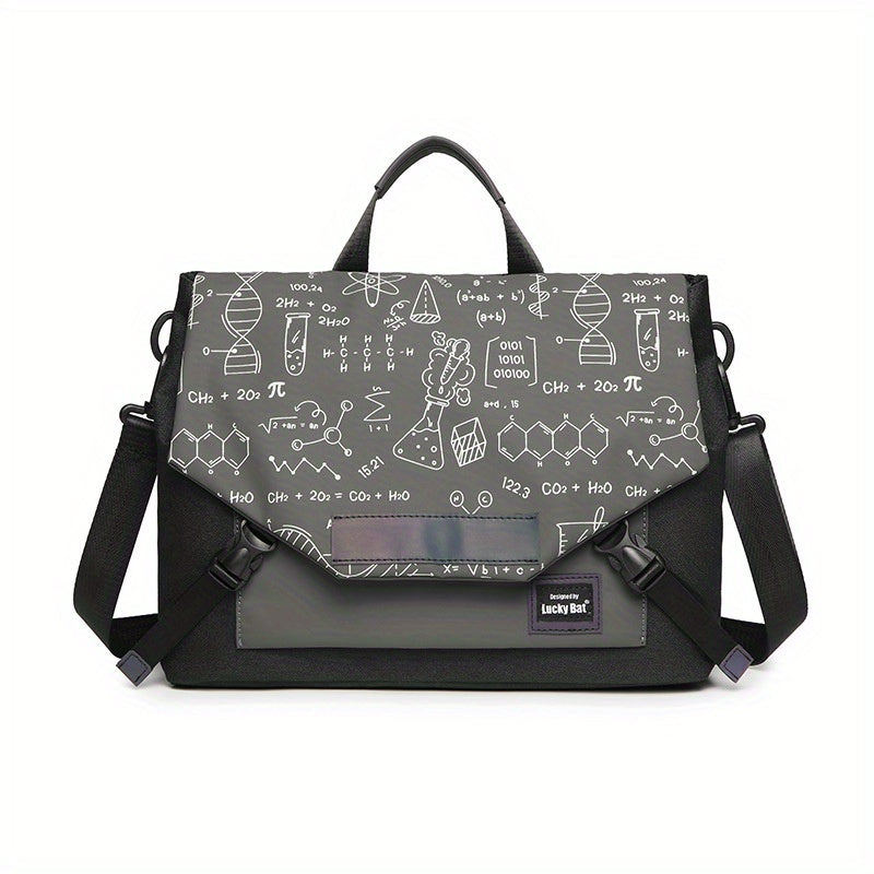 Casual Luminous Pattern Messenger Bag Laptop Bag
