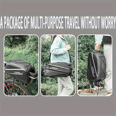 Hard Shell Rear Rack Pack for Mountain Bikes