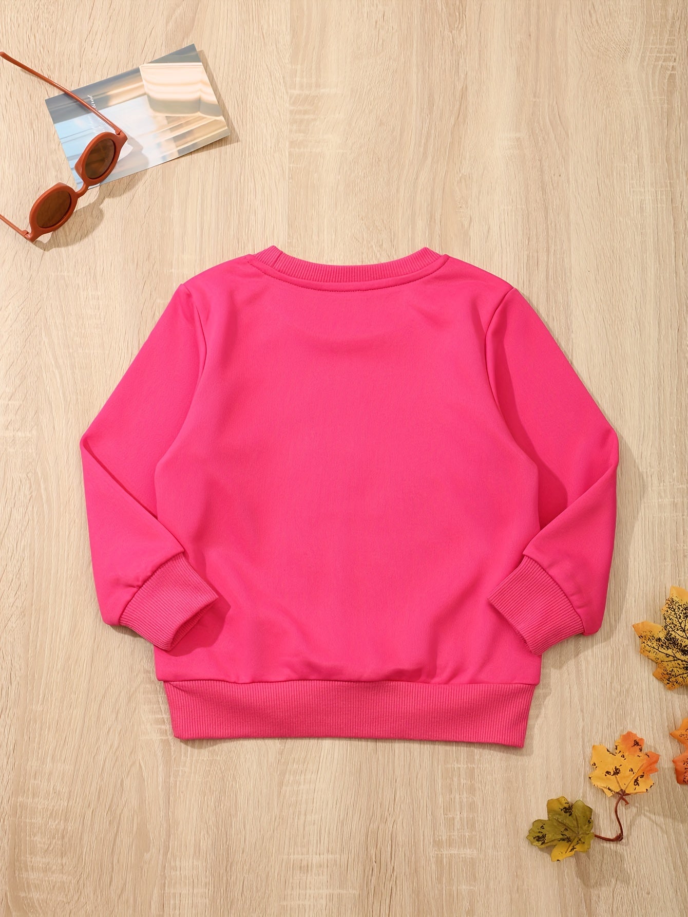 Cartoon Unicorn Long Sleeve Sweatshirt Girls Pullover For Fall