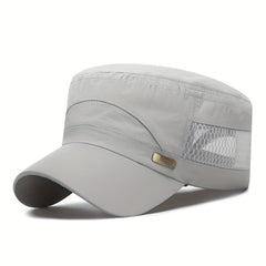 Flat Top Baseball Dad Sun Cap Adjustable Outdoor Sports Cap