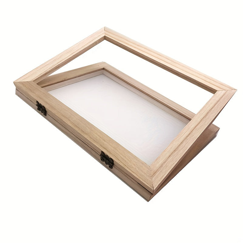 A5 Wooden Paper Making Screen & Frame Set for DIY Craft - 2 Pack